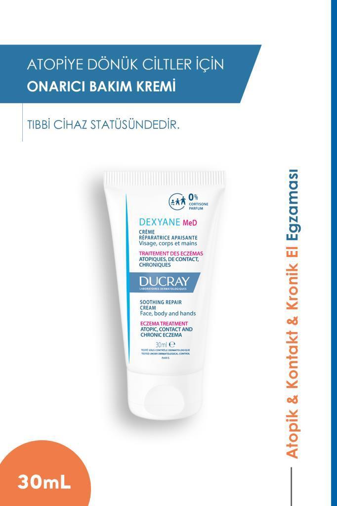 Ducray Dexyane Med Creme Onarıcı Tüm Cilt Tipleri için  Vücut Kremi 30 ml 