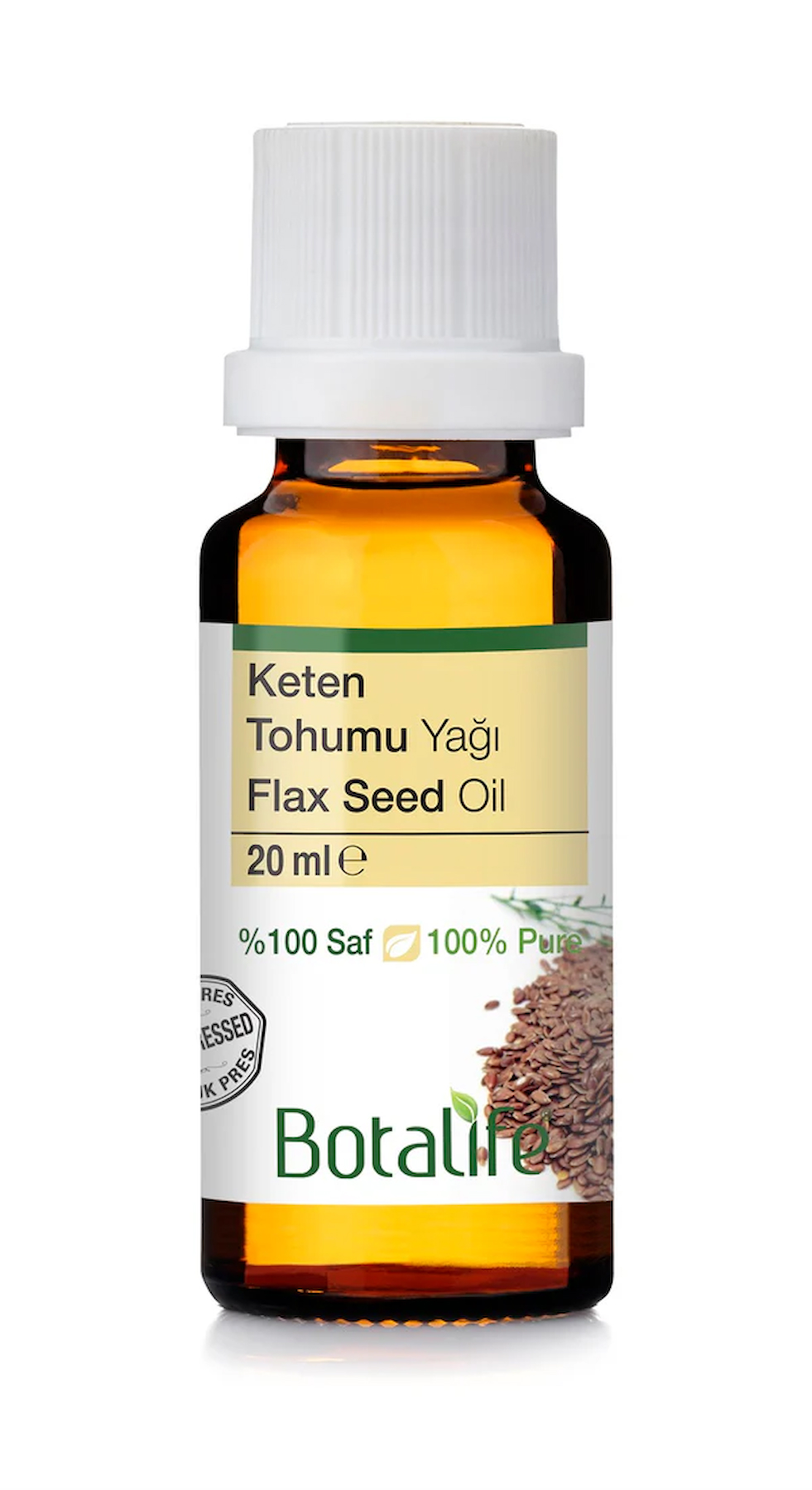 Botalife Saf ve Doğal Keten Tohumu Yağı 20ml