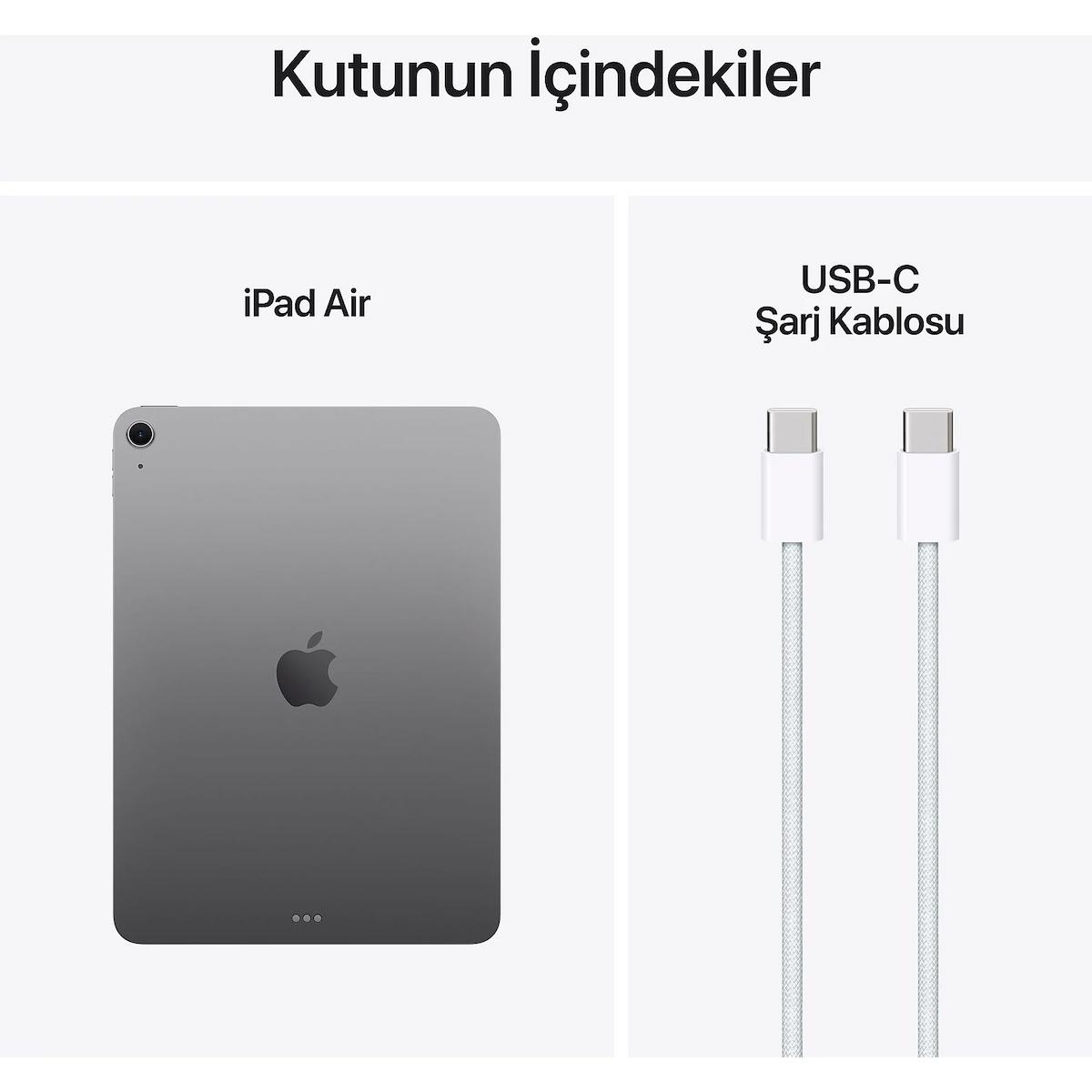 iPad Air M3 Wi-Fi 128 GB 11" Tablet MC9W4TU/A - Uzay Grisi