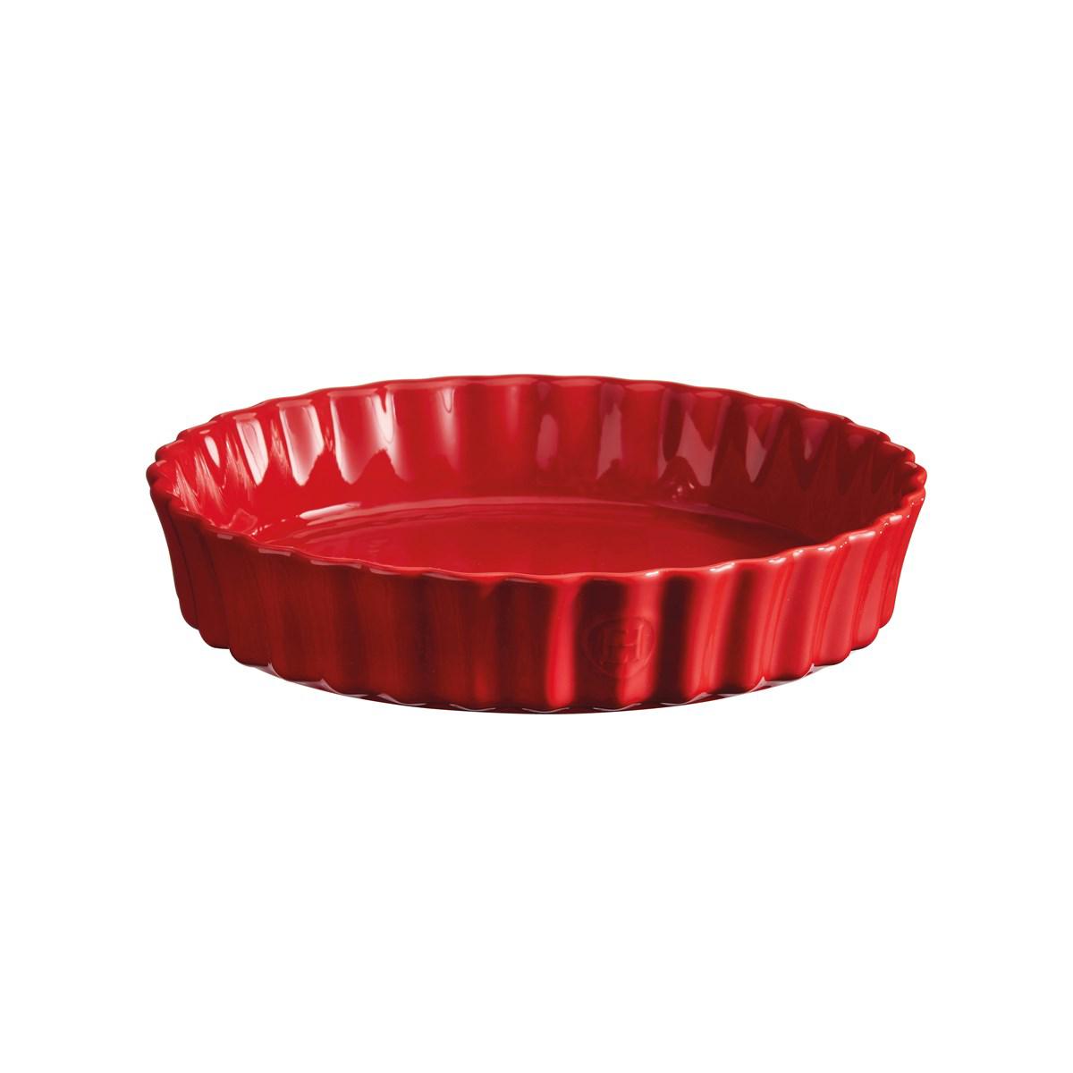 EH Tart-Börek Fırın Kabı Yuvarlak 24 cm Kırmızı/Burgundy -346024