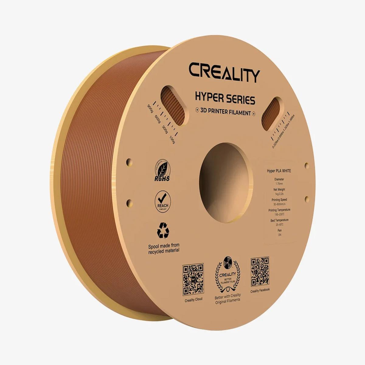 Creality Hyper PLA Filament Kahverengi 1.75mm 1kg