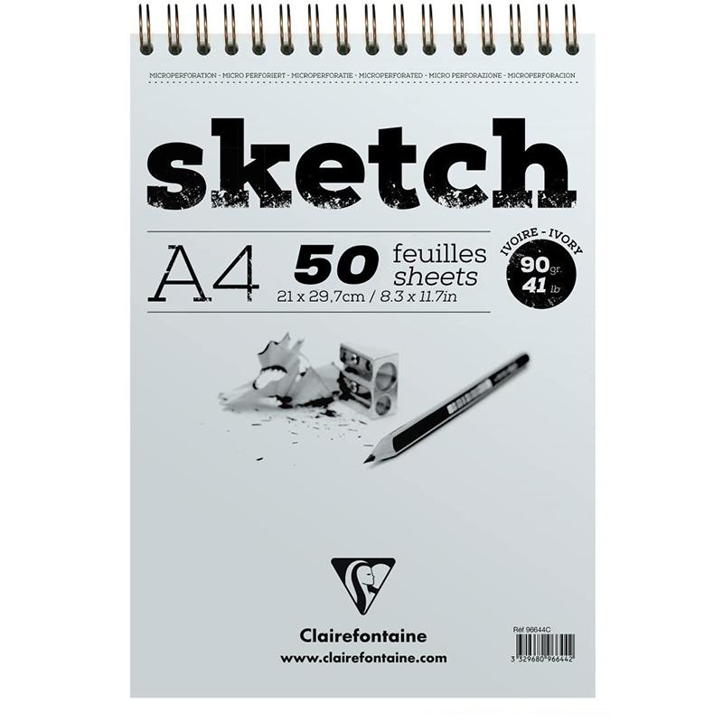 Sketch Blok 90g Üstten Spiralli A4 50 Yaprak