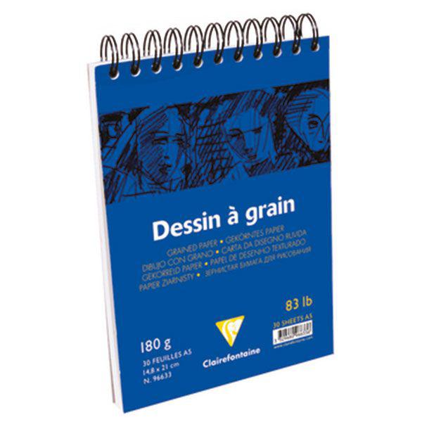 Dessin a Grain Spiralli Çizim Bloğu 180g 30Y A5