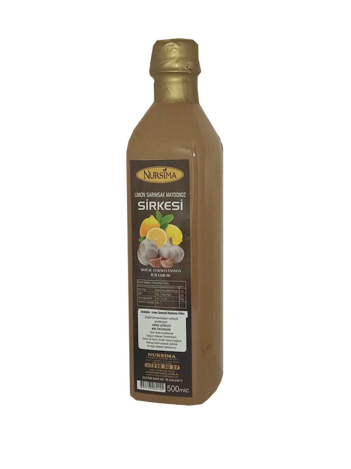 Limon, Sarımsak ve Maydanoz Sirkesi (PET Ambalaj) 500 ml