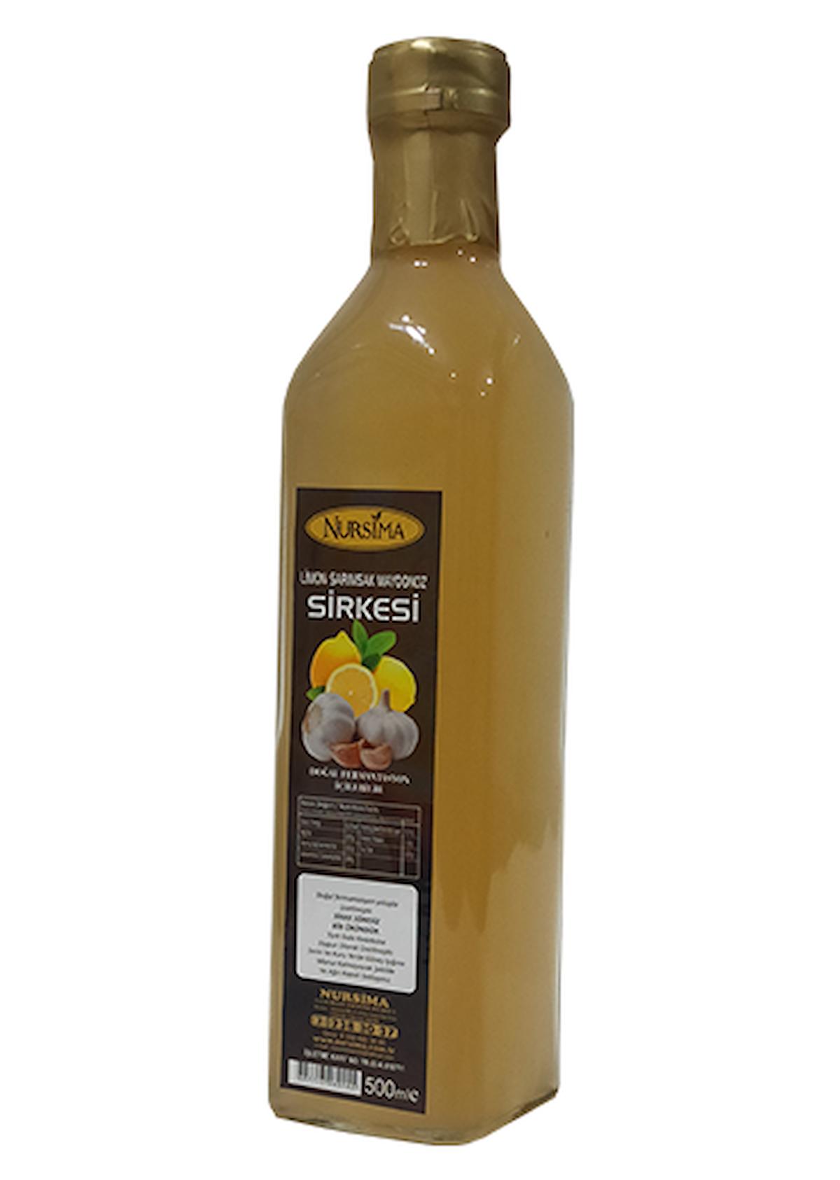 Limon, Sarımsak ve Maydanoz Sirkesi (CAM Ambalaj) 500 ml