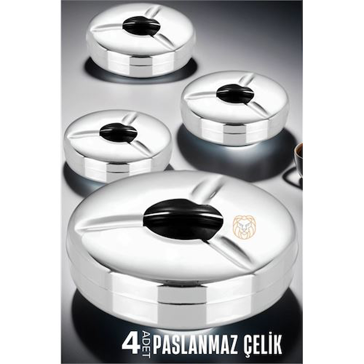 Findit 4 lü Set Çelik Küllük Vercher Design