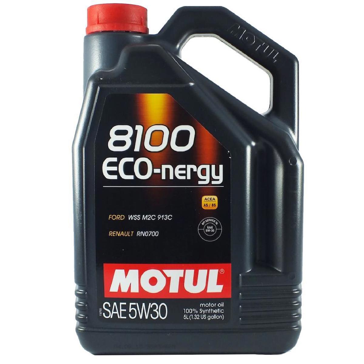 Motul 8100 Eco-Nergy SAE 5W-30 Tam Sentetik Motor Yağı 5 L