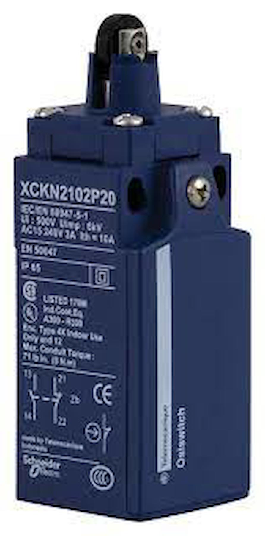 Schneider Telemecanique XCKN2102P20 Çelik Makaralı Pim Limit Switch