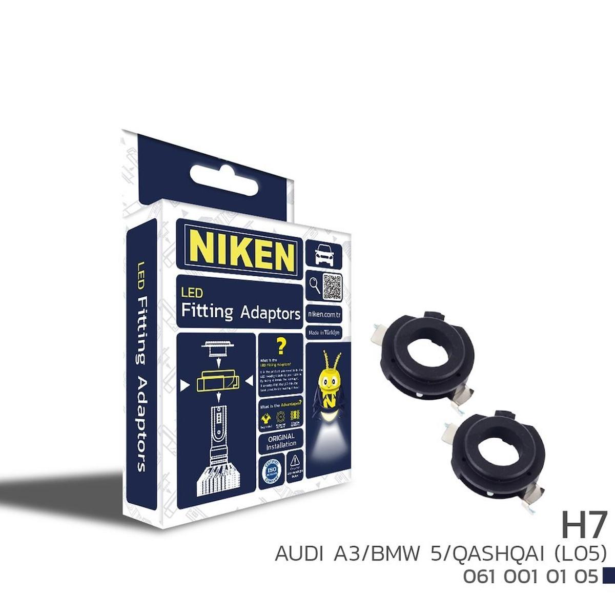 Niken Led Far Montaj Adaptörü H7 Audi A3/Bmw 5/Qashqai