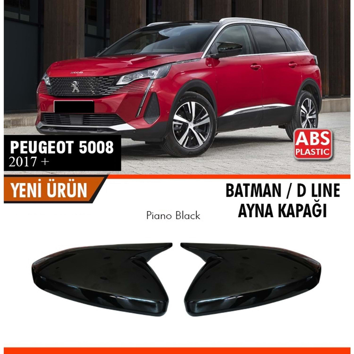 Peugeot 5008 Batman Ayna Kapağı 2017 Sonrası