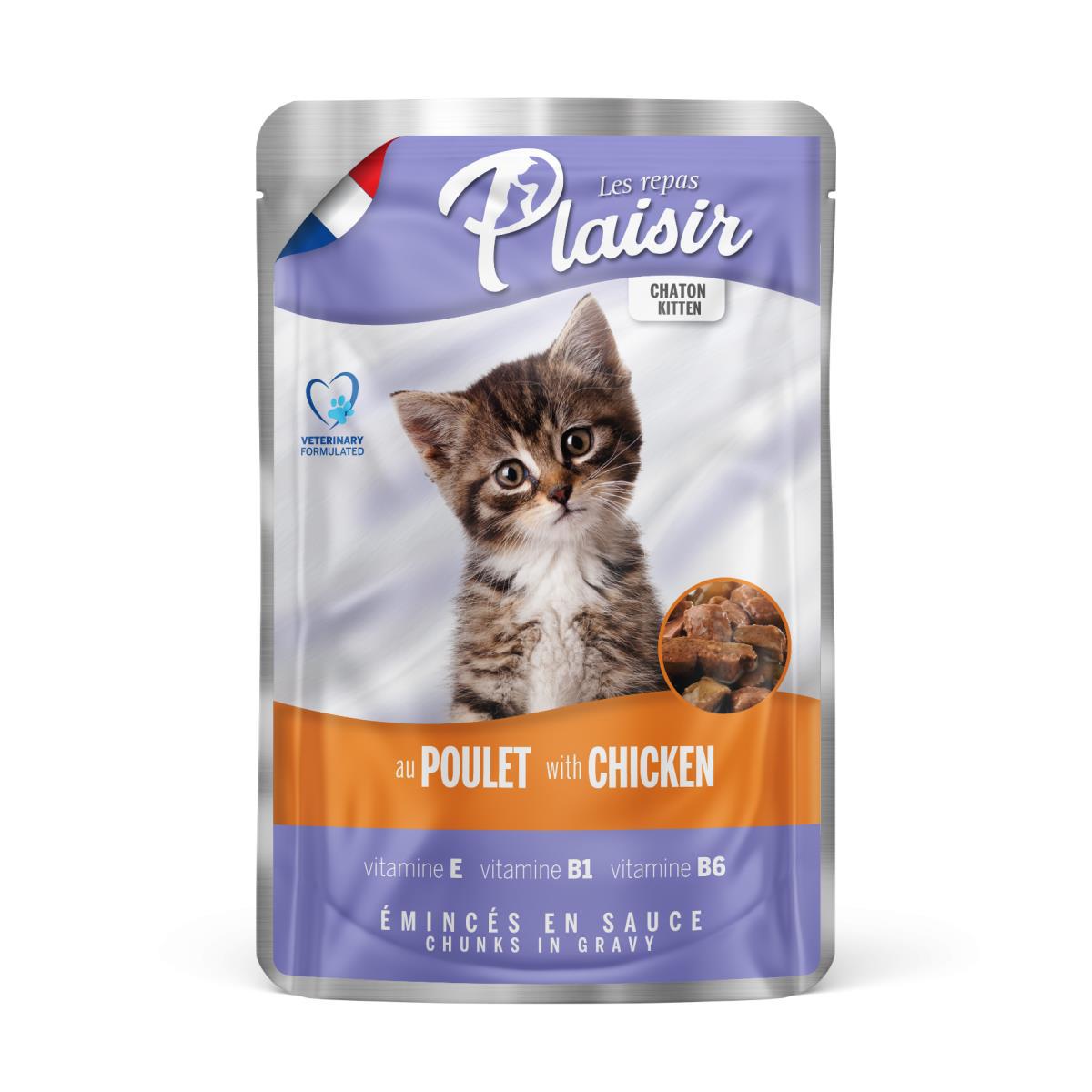 Plaisir Kitten Tavuklu Yavru Kedi Konservesi 100 Gr