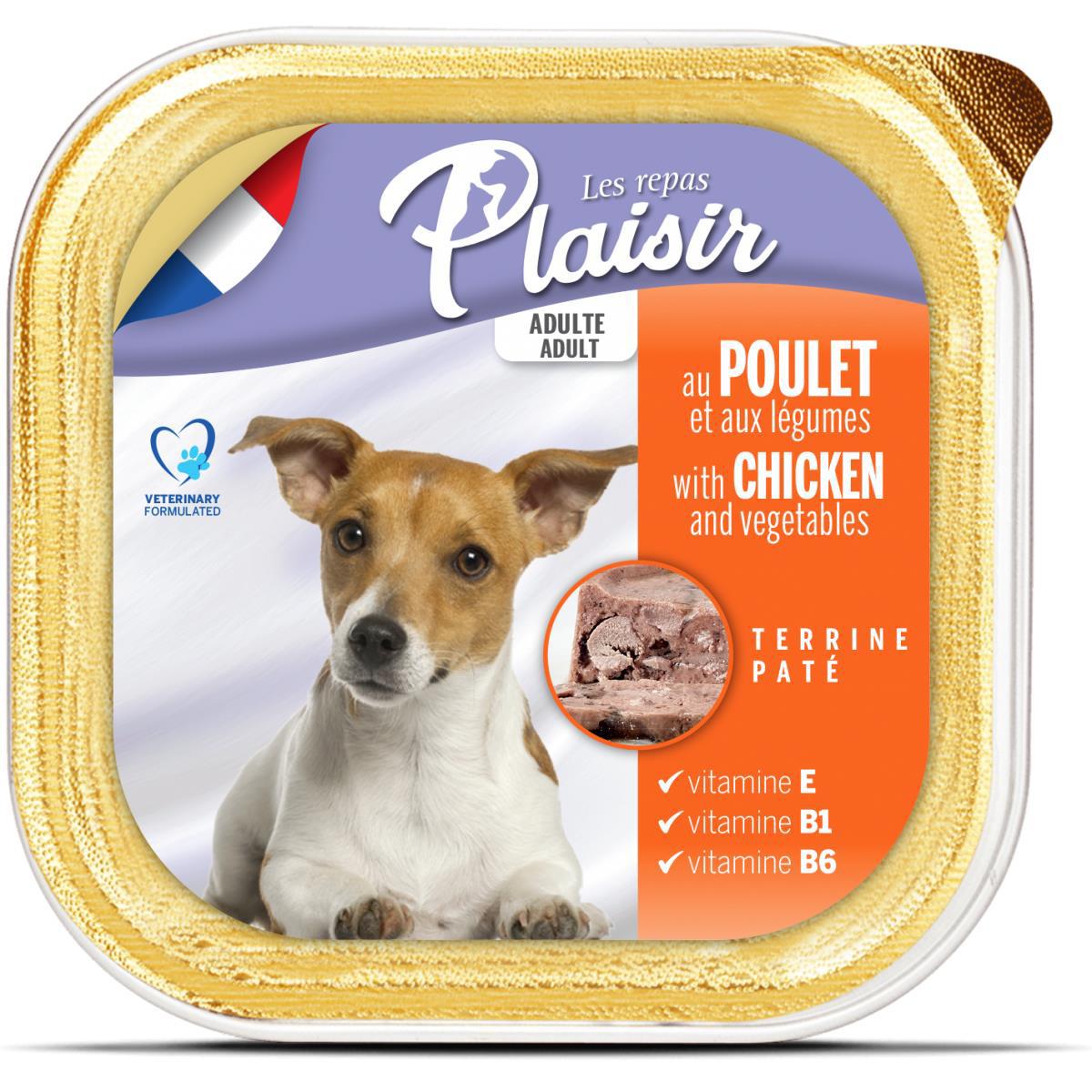 Plaısır Ezme Tavuk Etli Konserve Köpek Maması 150 Gr *#+