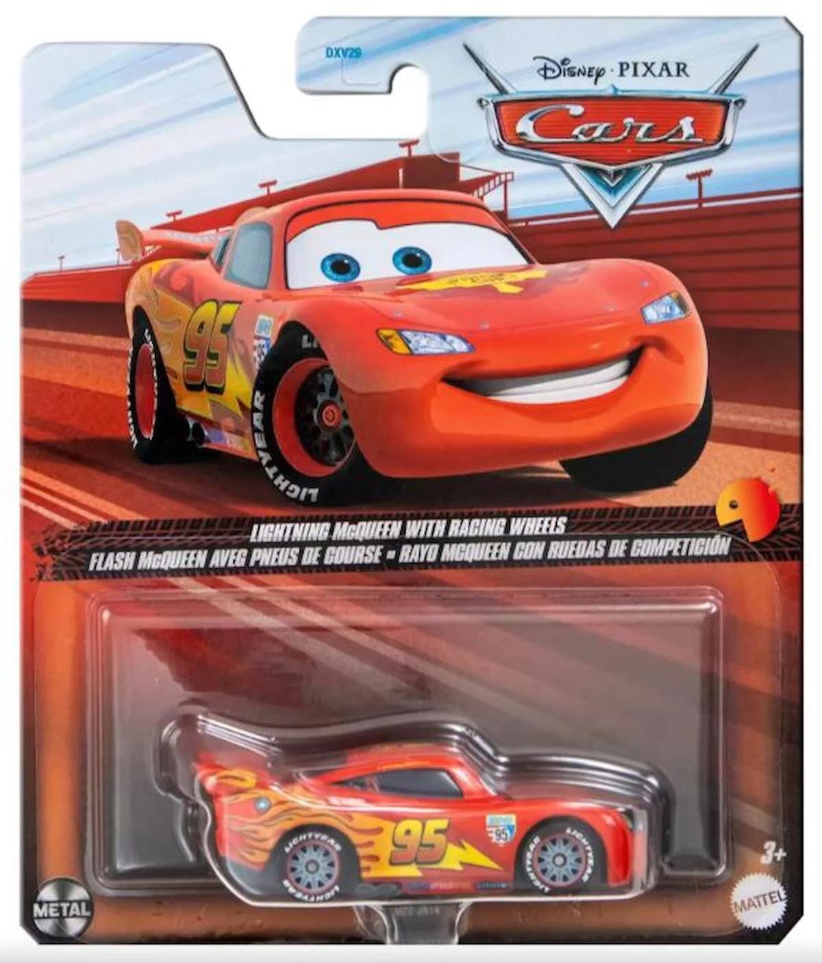 Disney Pixar Cars Lightning McQueen With Racing Wheels (1/55)