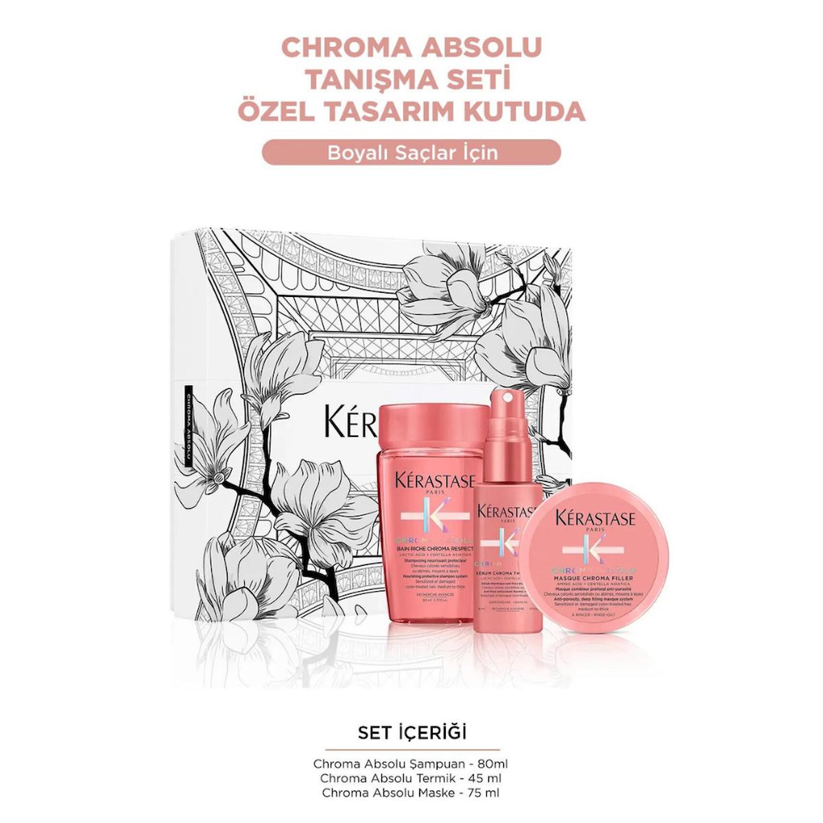 Kerastase Chroma Absolu Boyalı Saçlara Özel Tanışma Seti