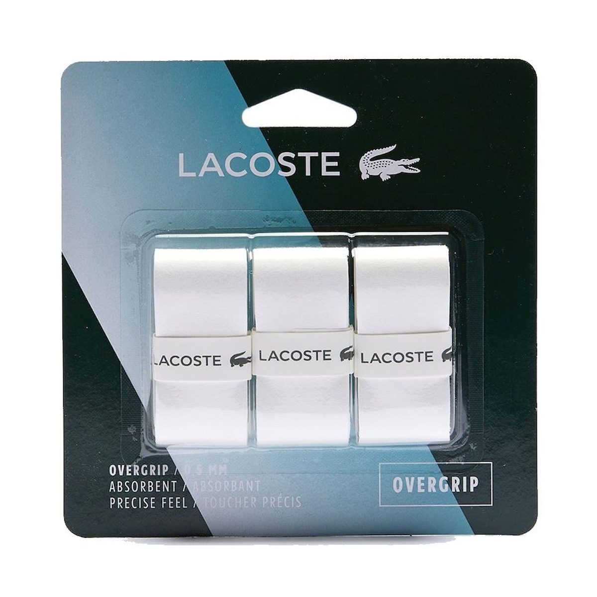 Lacoste 3'lü Beyaz Overgrip