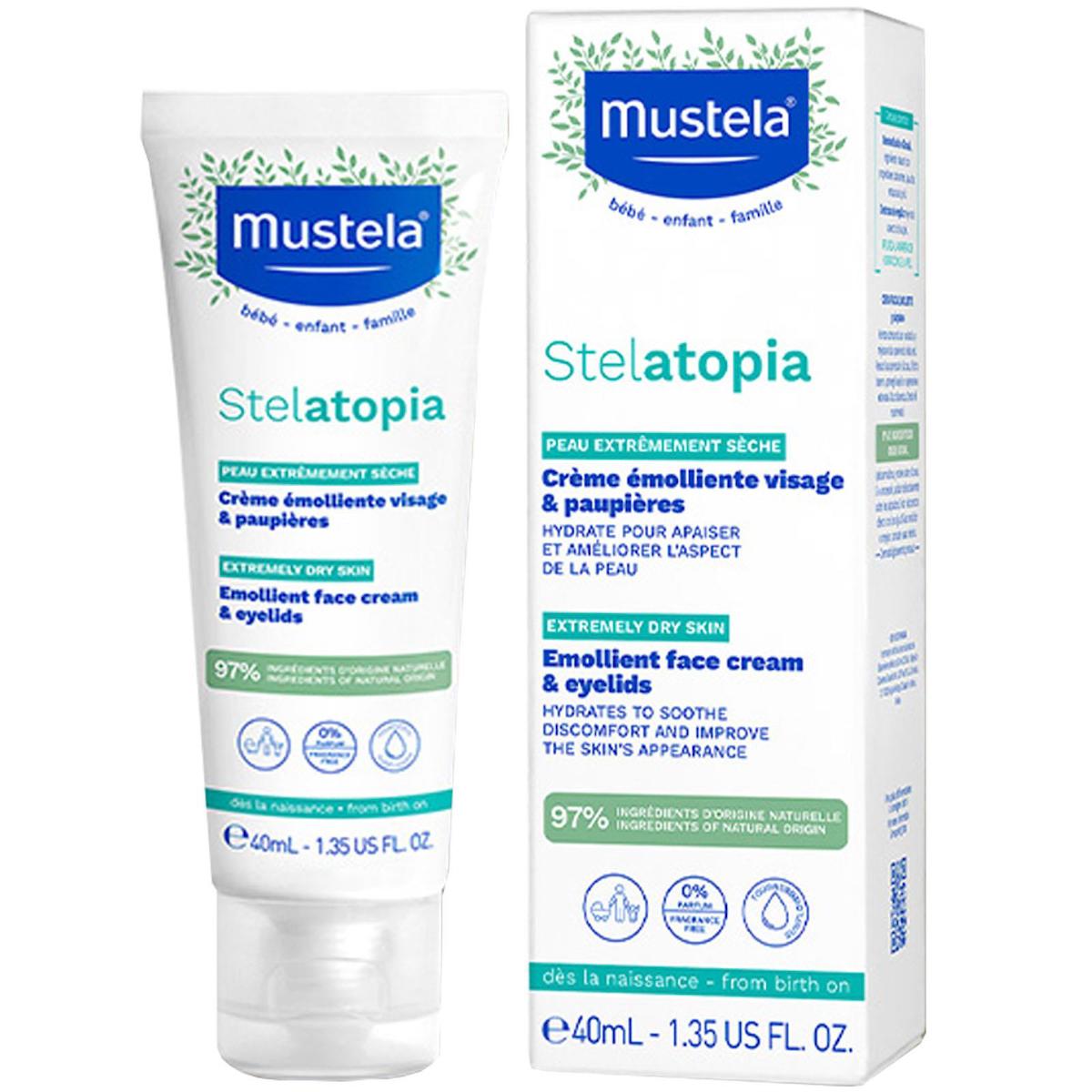 Mustela Stelatopia Emollient Face Cream Yüz Kremi 40 ml