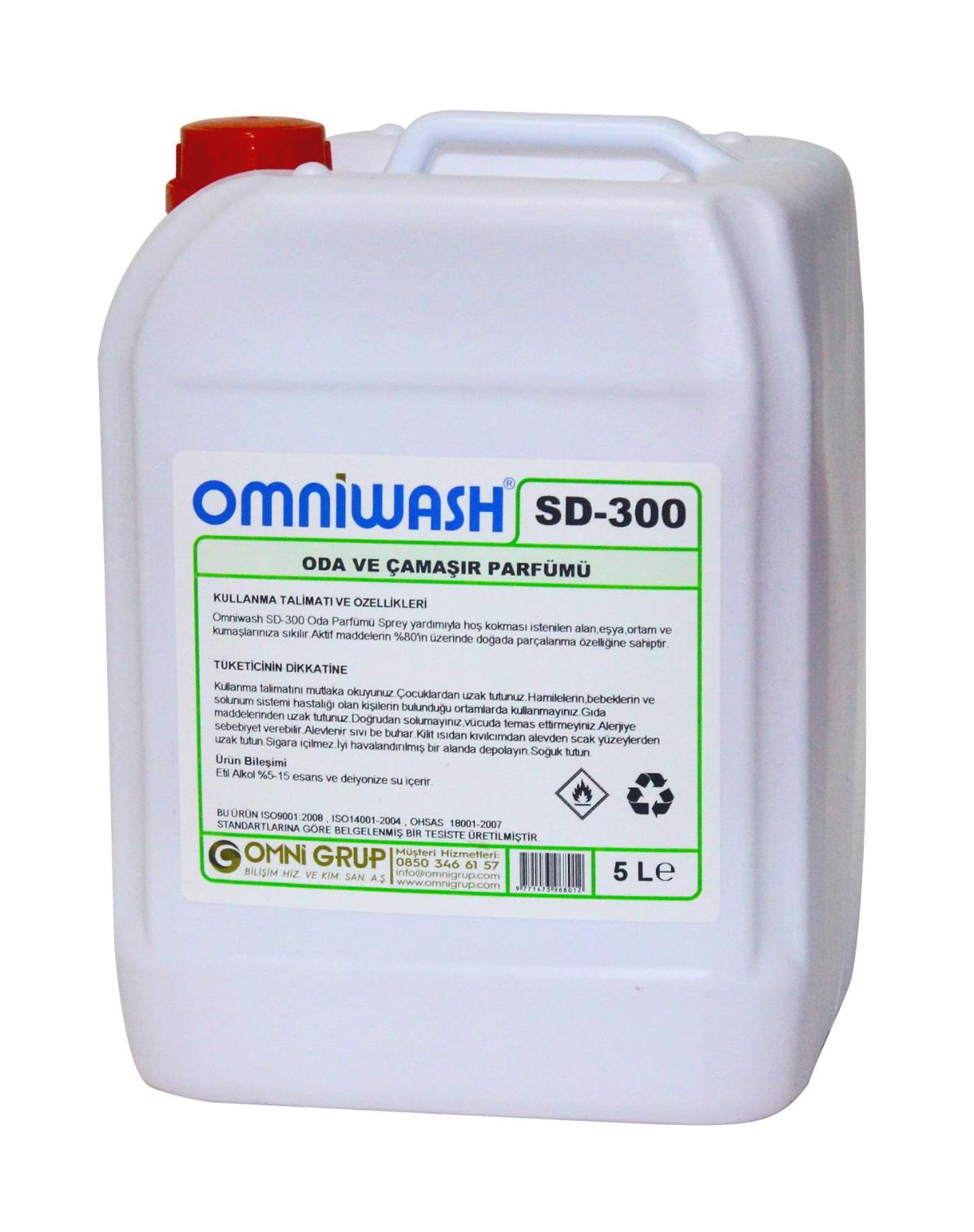 Omniwash SD-300 Tropikal Oda ve Çamaşır Parfümü 5 Litre 