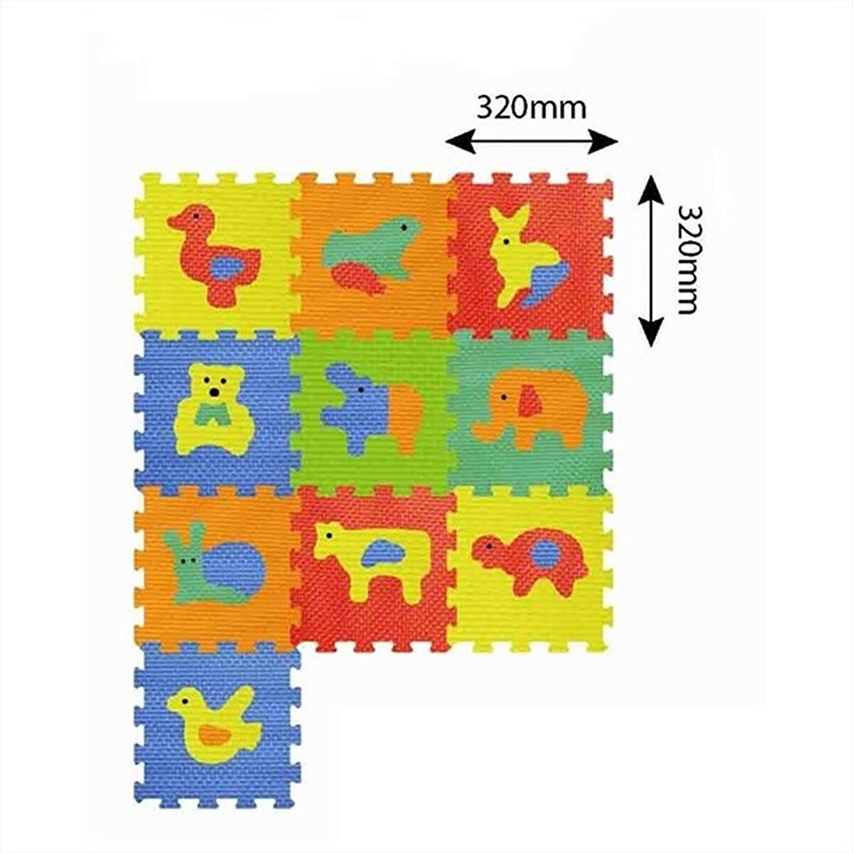 baby toys Eva 10 Parça Bebek Puzzle Oyun Matı Yer Karosu