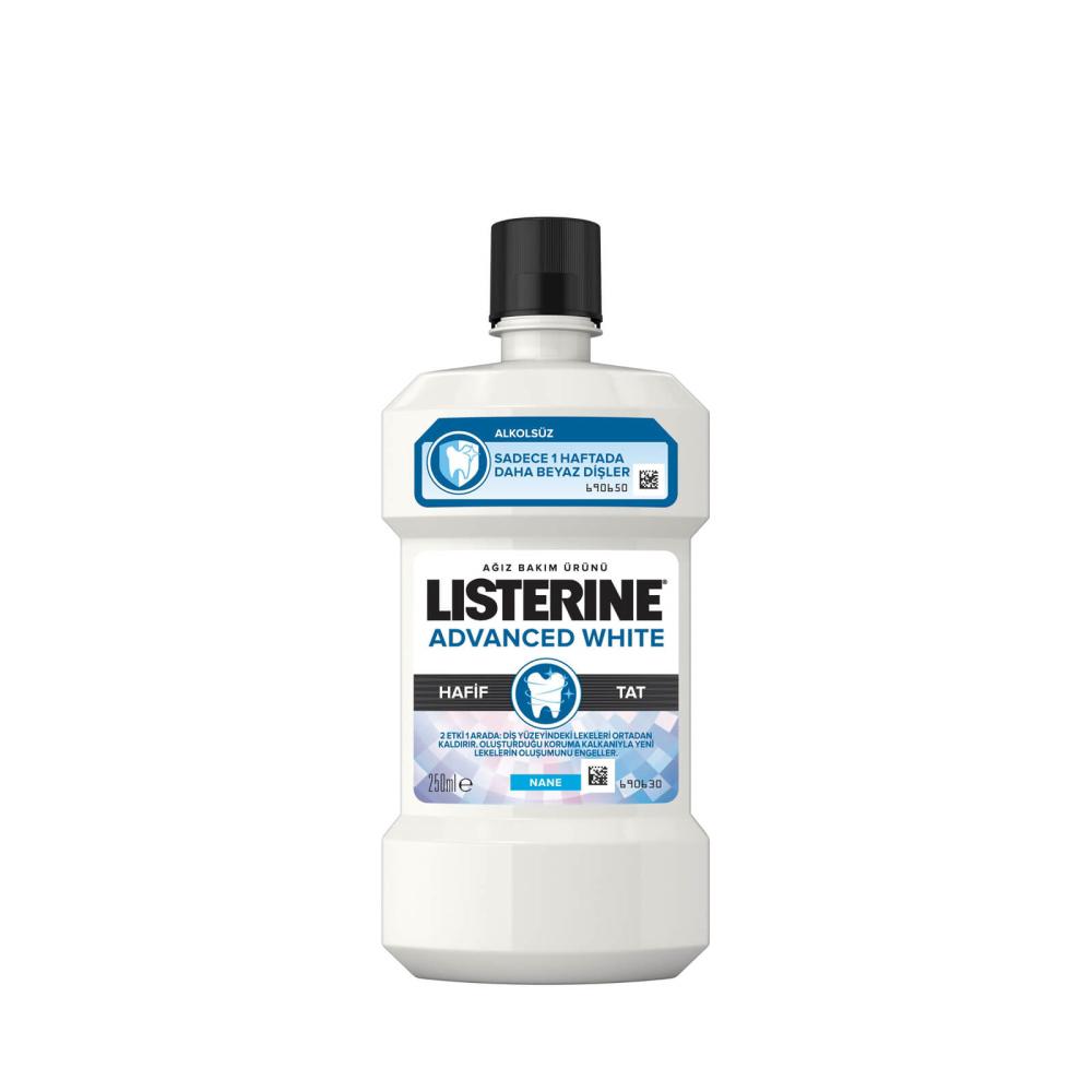 Listerine Advanced White  Hafif  Tat 250 Ml Ağız Suyu