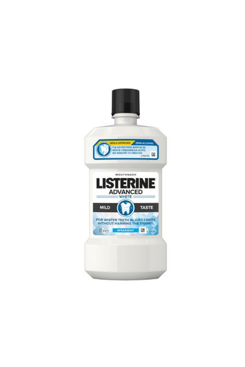 LISTERINE Advanced Whıte ( Hafif Tat) Gargara (İthal) 500ml