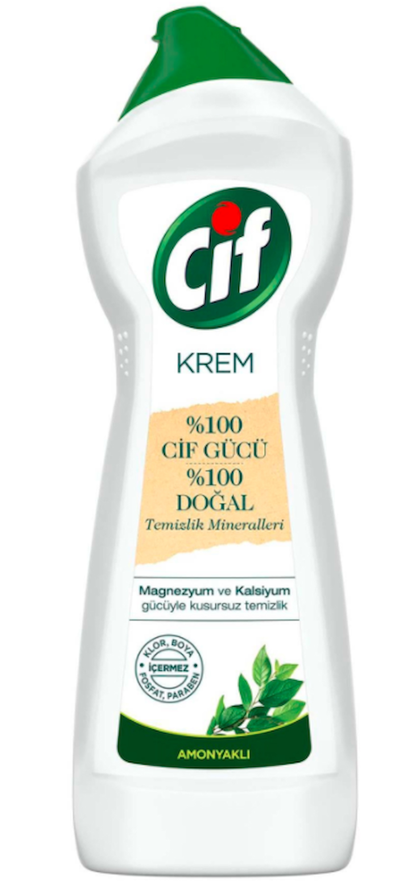 Cif Krem &100 Cif Gücü Doğal Amanyoklı Yüzey Temizleyici 750 ML