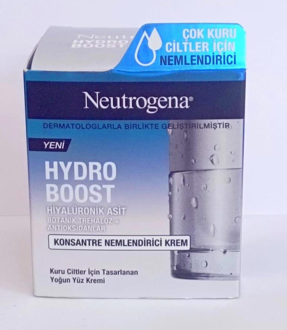 Neutrogena Hydro Boost Hyaluronic Acid Konsantre Nemlendirici Krem 50 ml