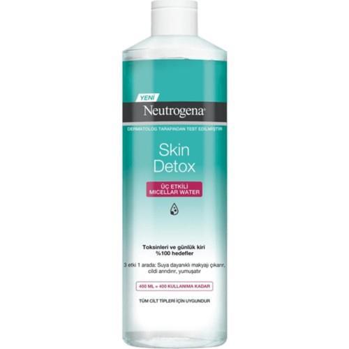 Neutrogena Hydro Boost Skin Detox Üç Etkili Makyaj Temizleme Suyu 400 Ml