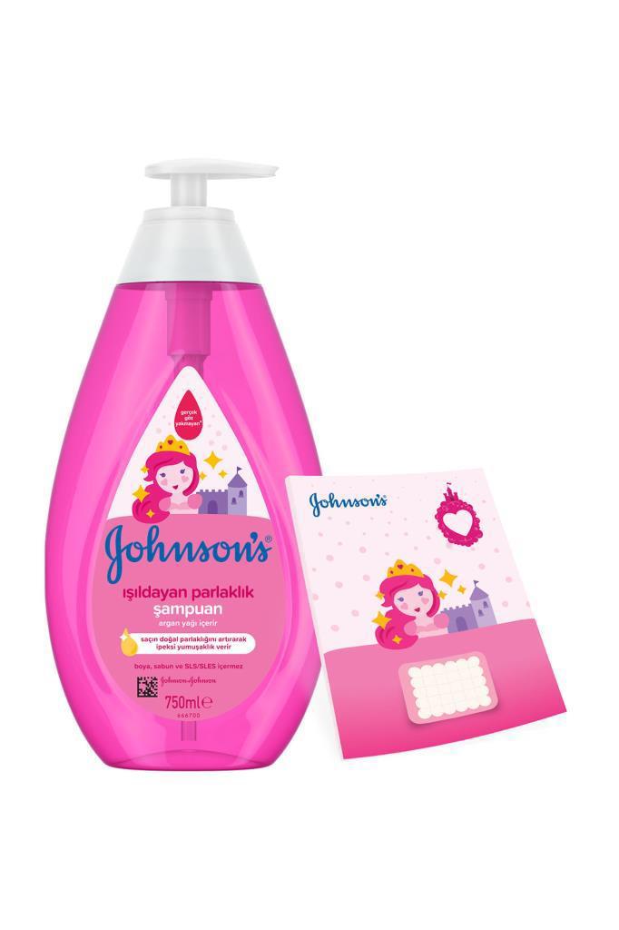 Johnson's Baby Işıldayan Parlaklık Göz Yakmayan Argan Özlü Bebek Şampuanı 3x750 ml + Not Defteri