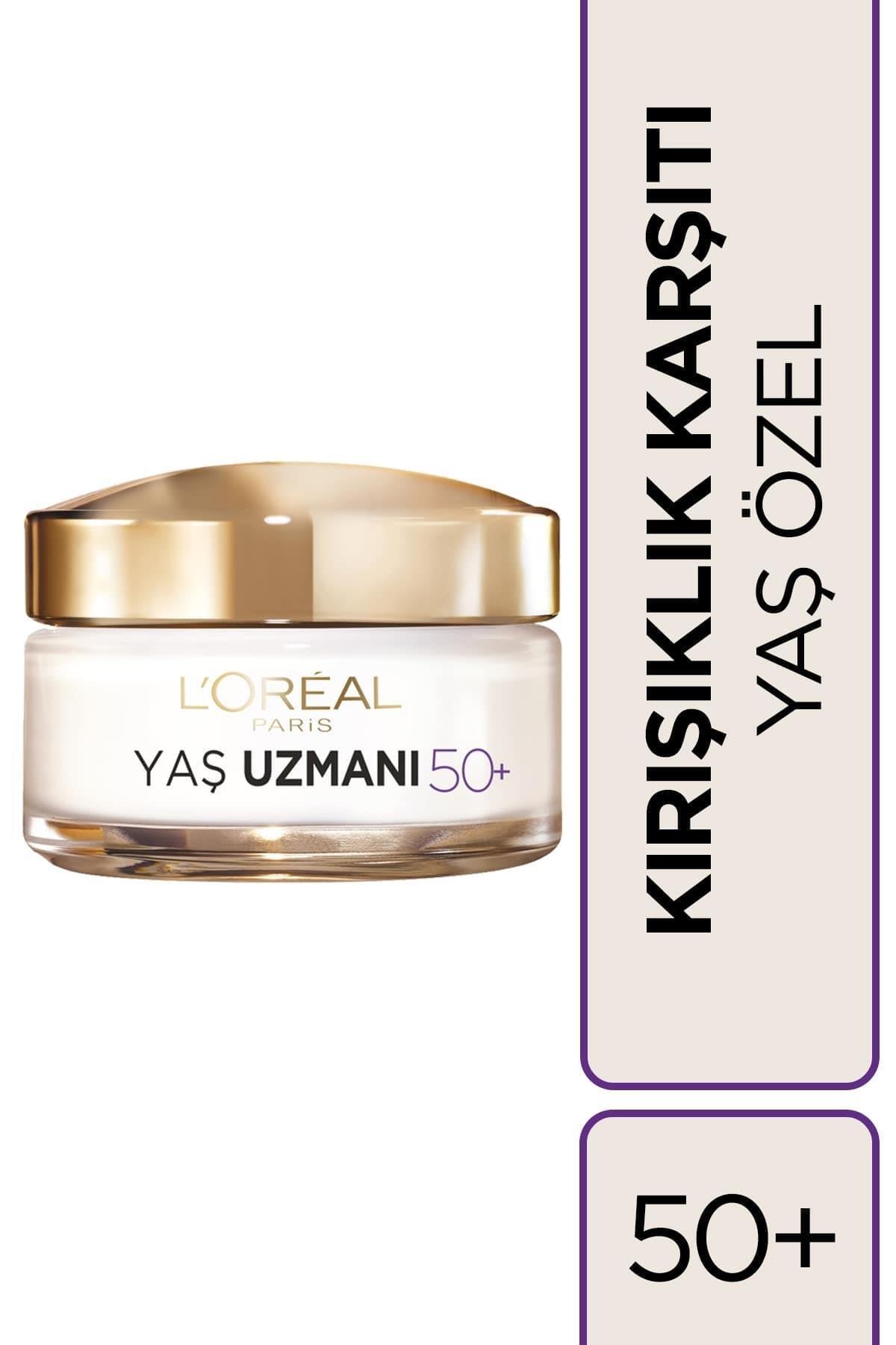 L'Oréal Paris Yaş Uzmanı 50+ Kırışıklık Karşıtı Yenileyici Krem