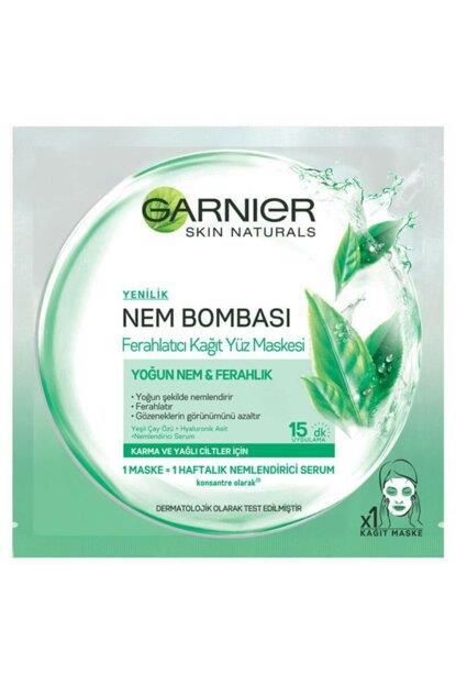 Garnier Nem Bombası Ferahlatıcı Kağıt Maskesi