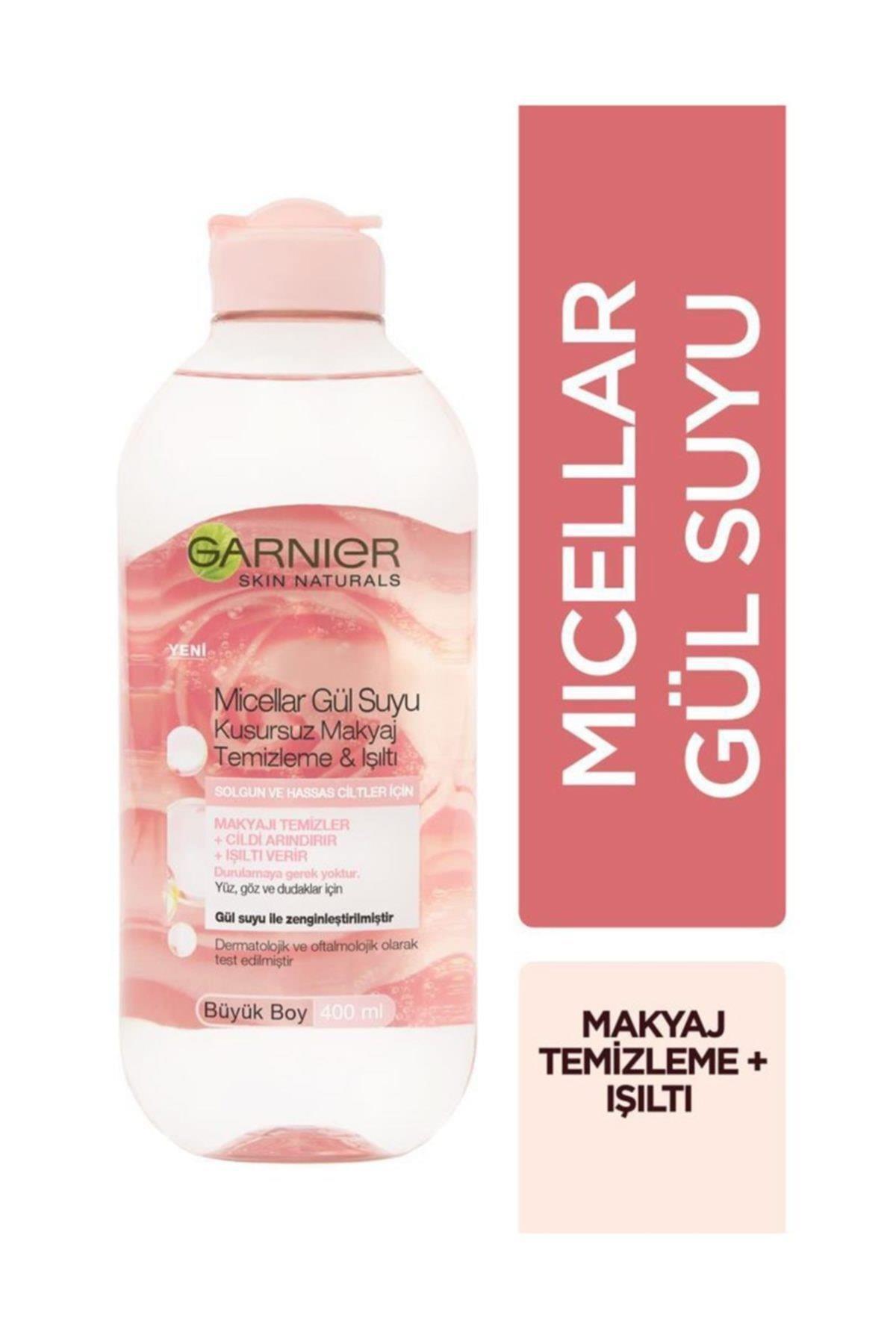 Garnier Micellar Gül Suyu Kusursuz Makyaj Temizleme & Işıltı 400 Ml