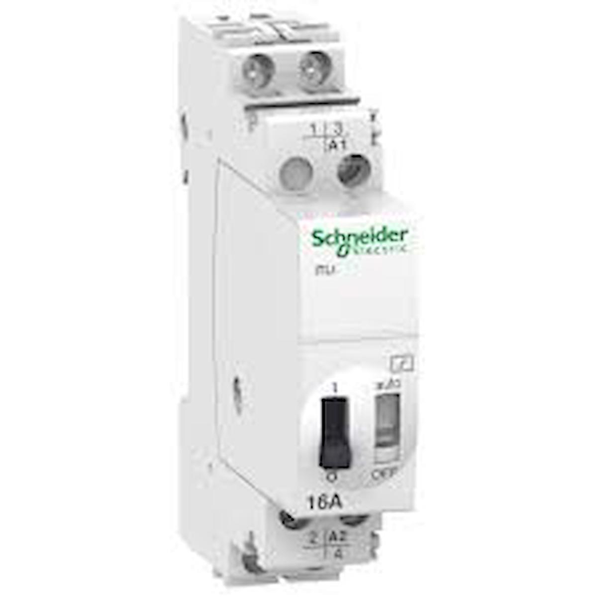 Schneider Electric A9C30815, 16 Amper, Darbe Akım Rölesi, 1NA+1NK, 230 Volt AC/110 Volt DC