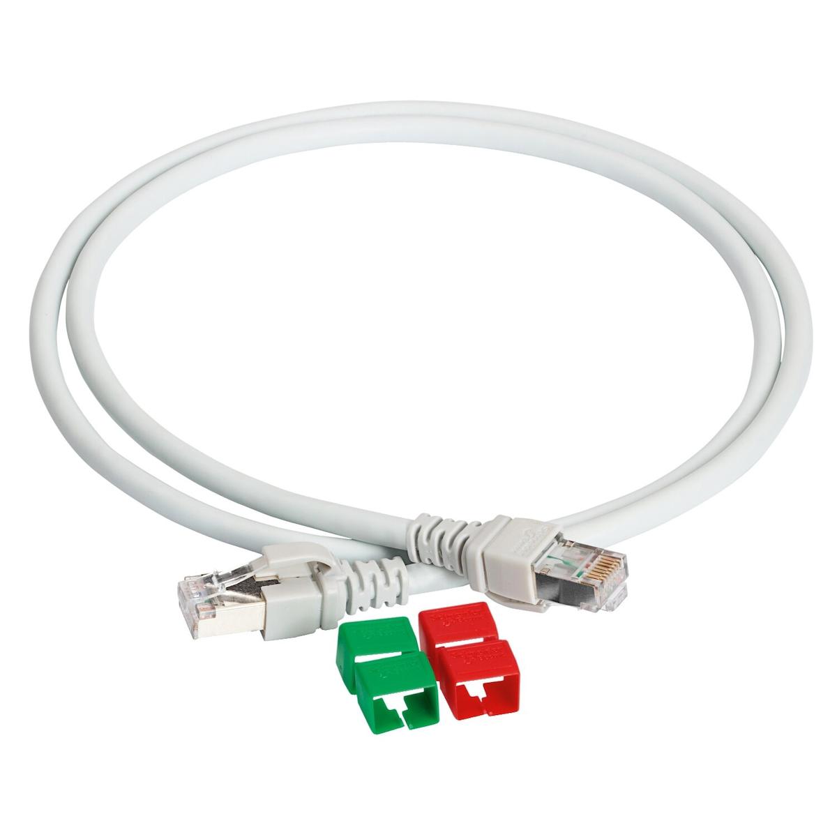 ACTASSI P.CORD -S/FTP CAT6A,550MHZ 1M