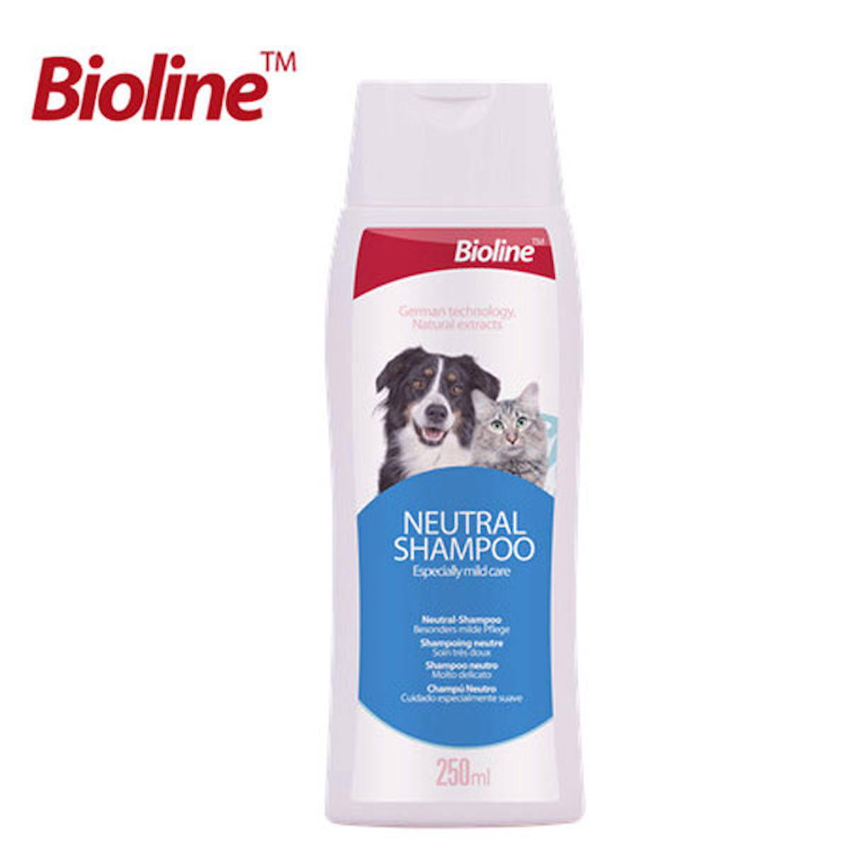 Bioline Kedi ve Köpek İçin Doğal Şampuan 250 Ml (681-2006)