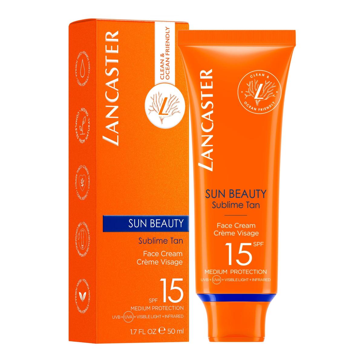 Lancaster Sun Beauty Face Cream Spf 15 50 Ml