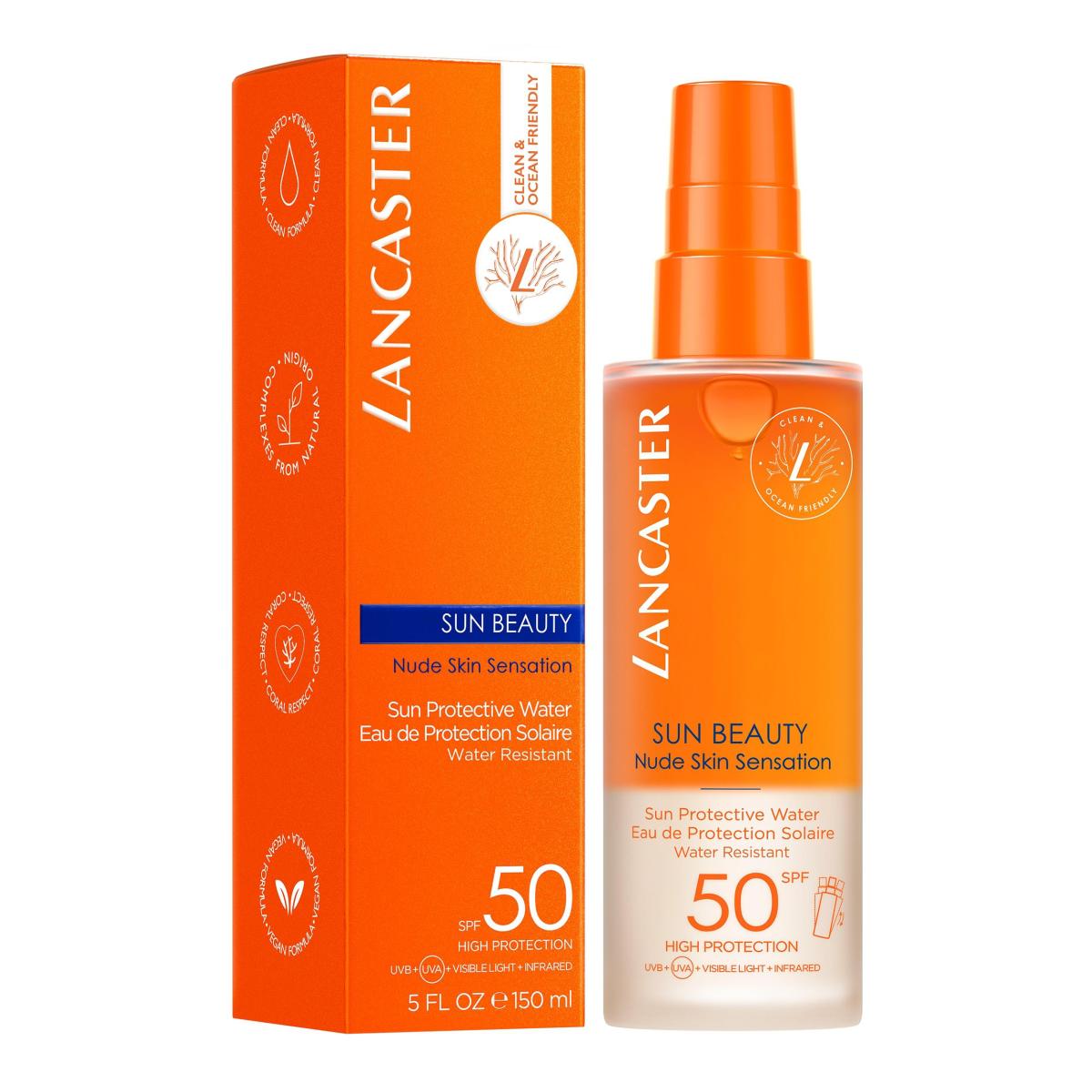 Lancaster Sun Beauty Sun Protective Water SPF50 150 ml Güneş Koruyucu