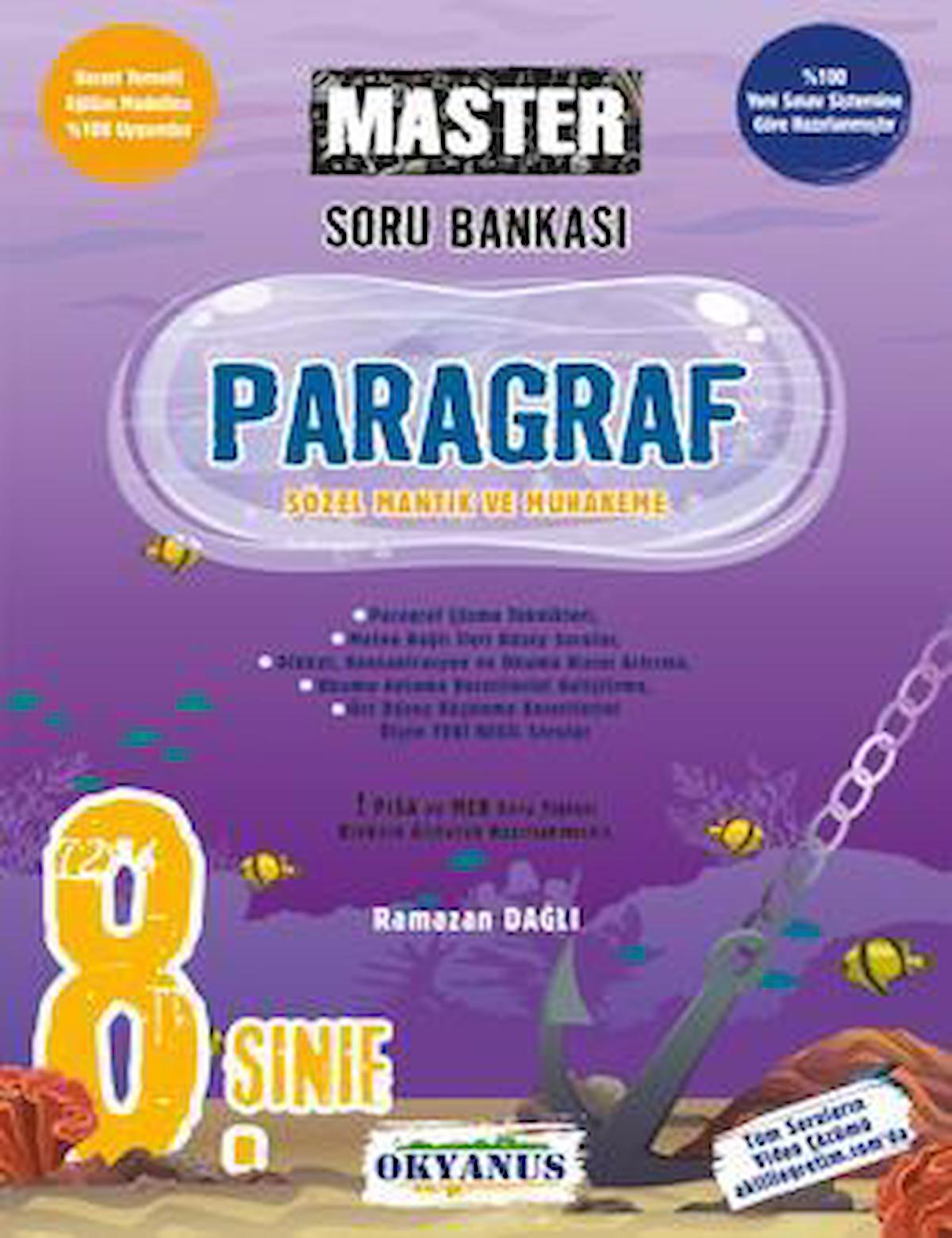 Okyanus 8.Sınıf LGS Master Paragraf Soru Bankası 