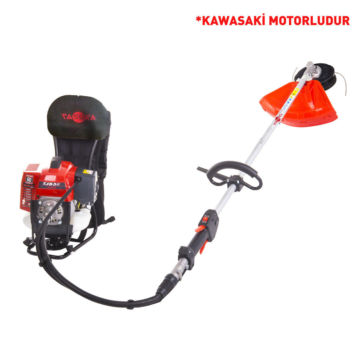 Kawasaki Tasuka TJ53E BG520 Benzinli 3 HP Motorlu Sırt Tırpan