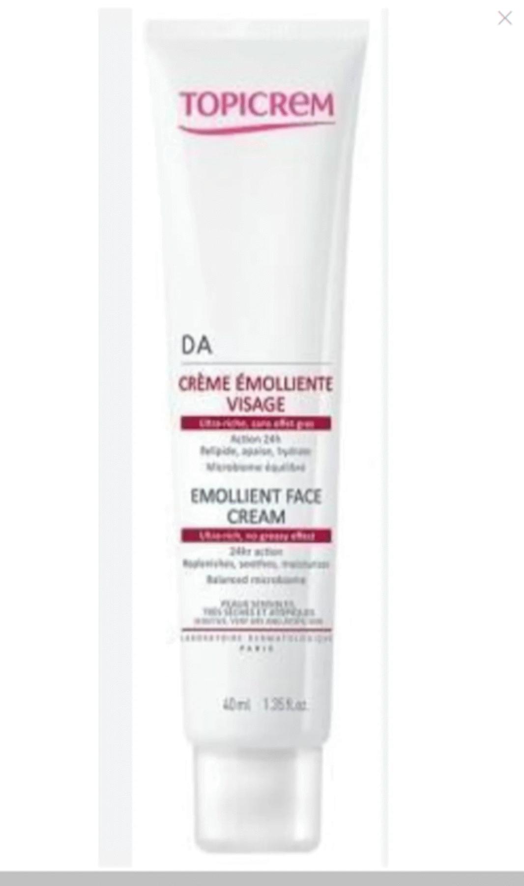 Topicrem Da Emollient Face Cream 40ml