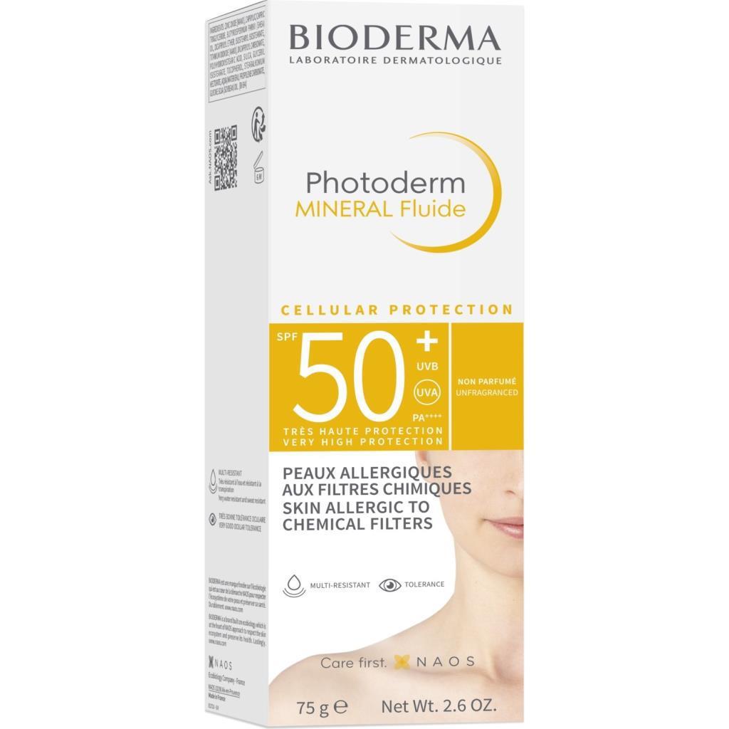 Bioderma Photoderm Mineral Fluide 50+ Faktör Hassas Ciltler İçin Renksiz Güneş Koruyucu Losyon 75 ml