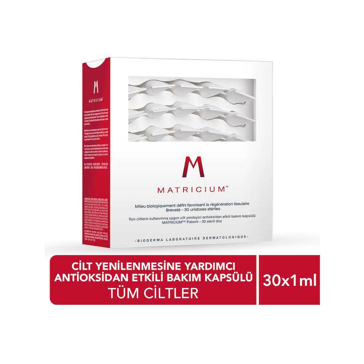 Bioderma Matricium Cilt Yenileyici Bakım Kapsülü 30x1ml