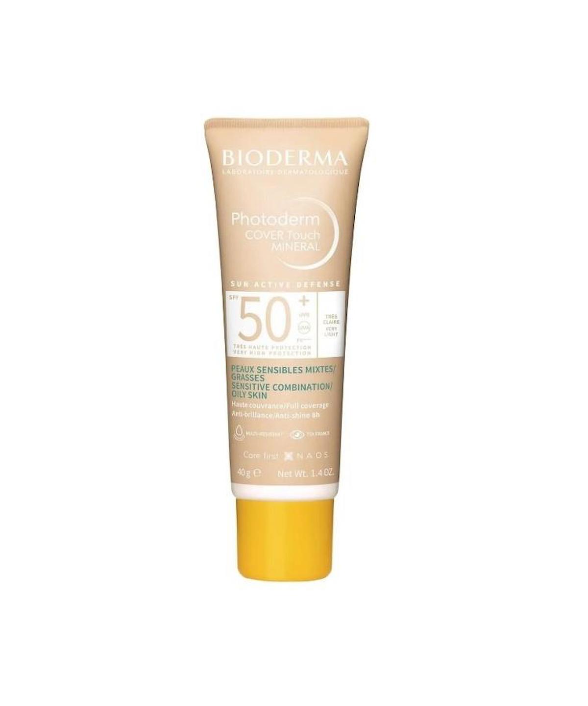 Bioderma Photoderm Cover Touch Mineral Very Light SPF50+ 40 Gr