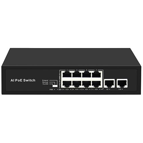 FREELINK (FRL-8P2U) 8 PORT 10/100 POE 2xUPLİNK 100M ETHERNET PORT 120W POE SWİTCH 