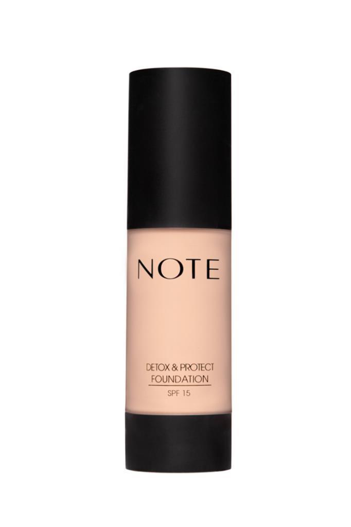 Note Detox & Protect SPF 15 Fondöten 02 Natural Beige