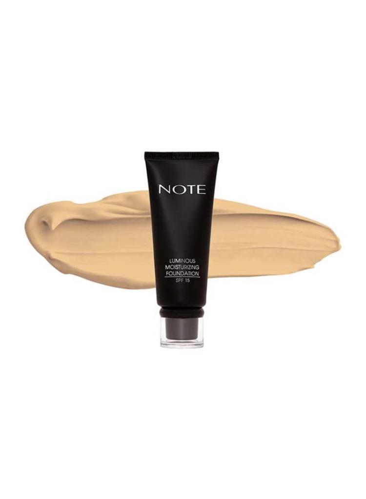 Note Luminous Moisturizing SPF 15 Fondöten 02 Natural Beige