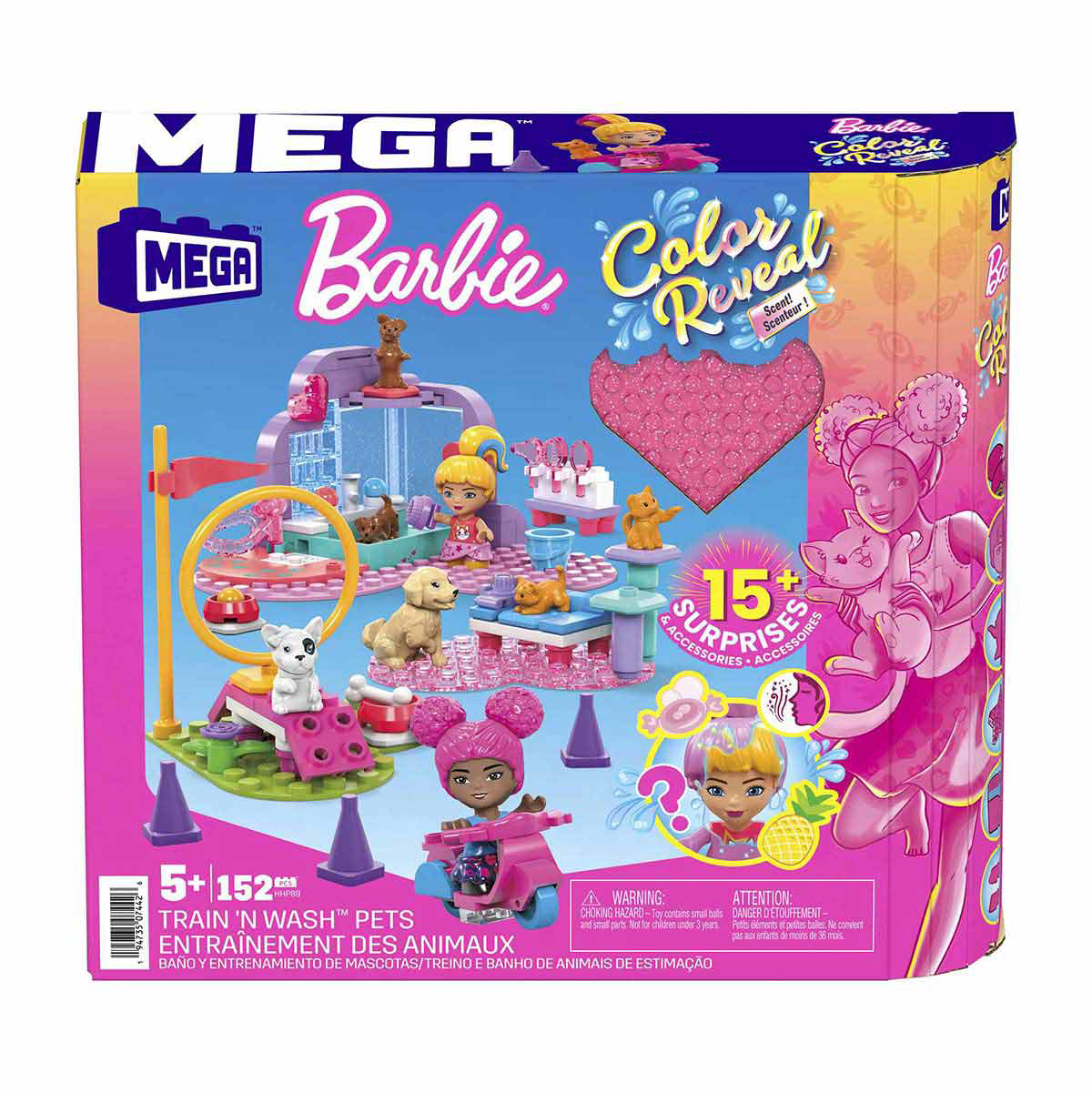 MEGA Barbie Color Reveal Hayvan Dostu HHP89