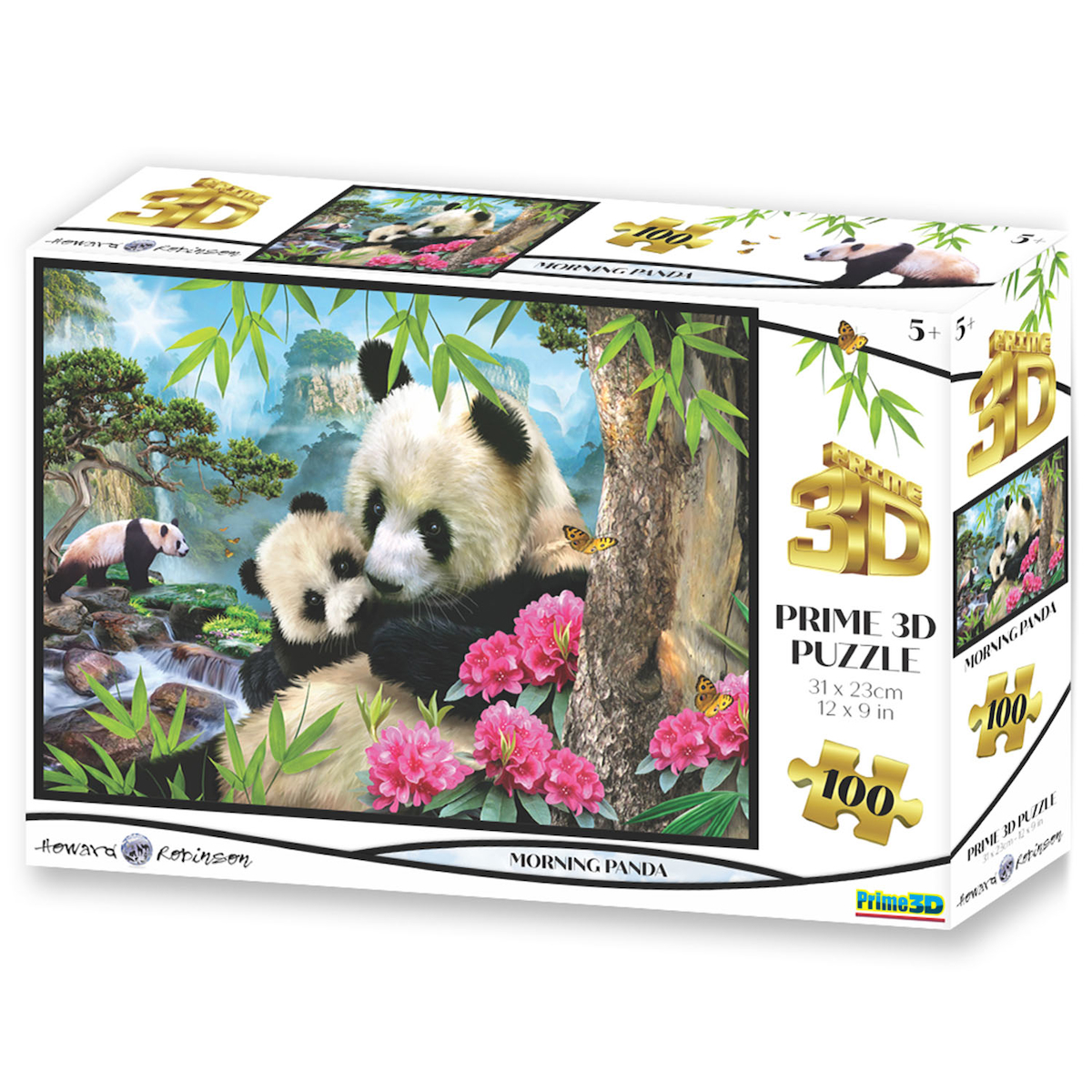 Prime 3D - Panda Günaydın 63 Parça Puzzle 10640