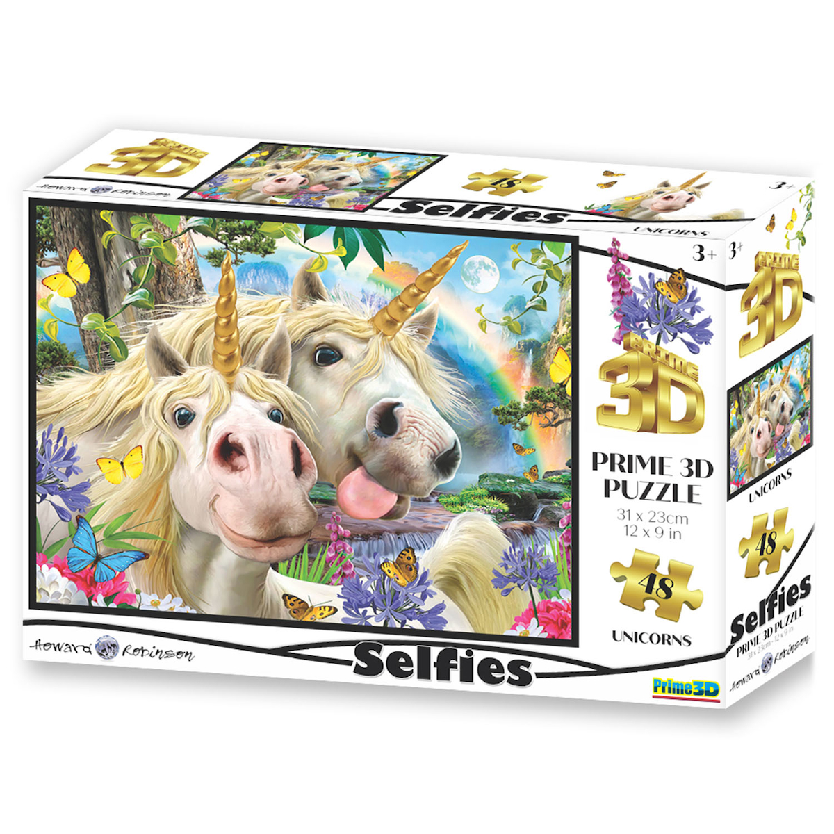 Prime 3D - Unicorn Selfie 48 Parça Puzzle 10693