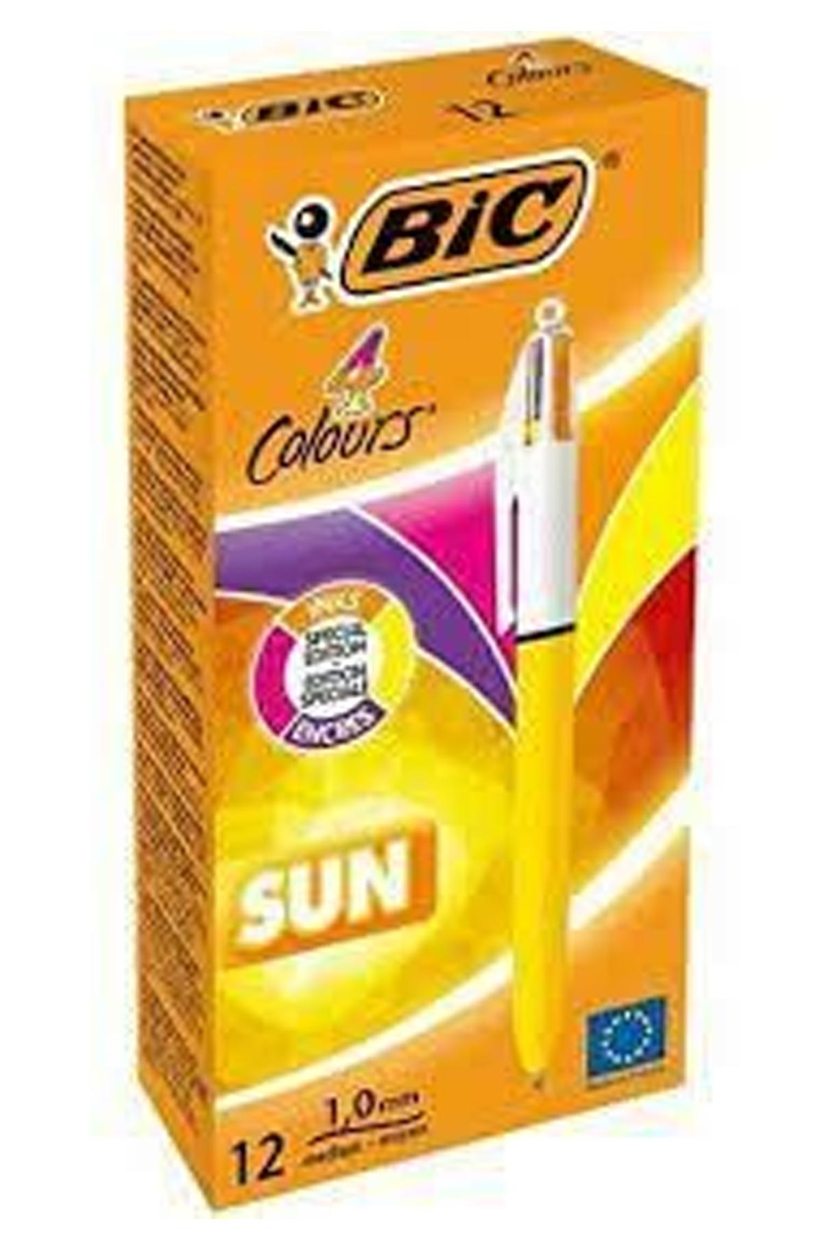 Bic Tükenmez Kalem Büro Bic Sun 982871 4 Renk 12'li