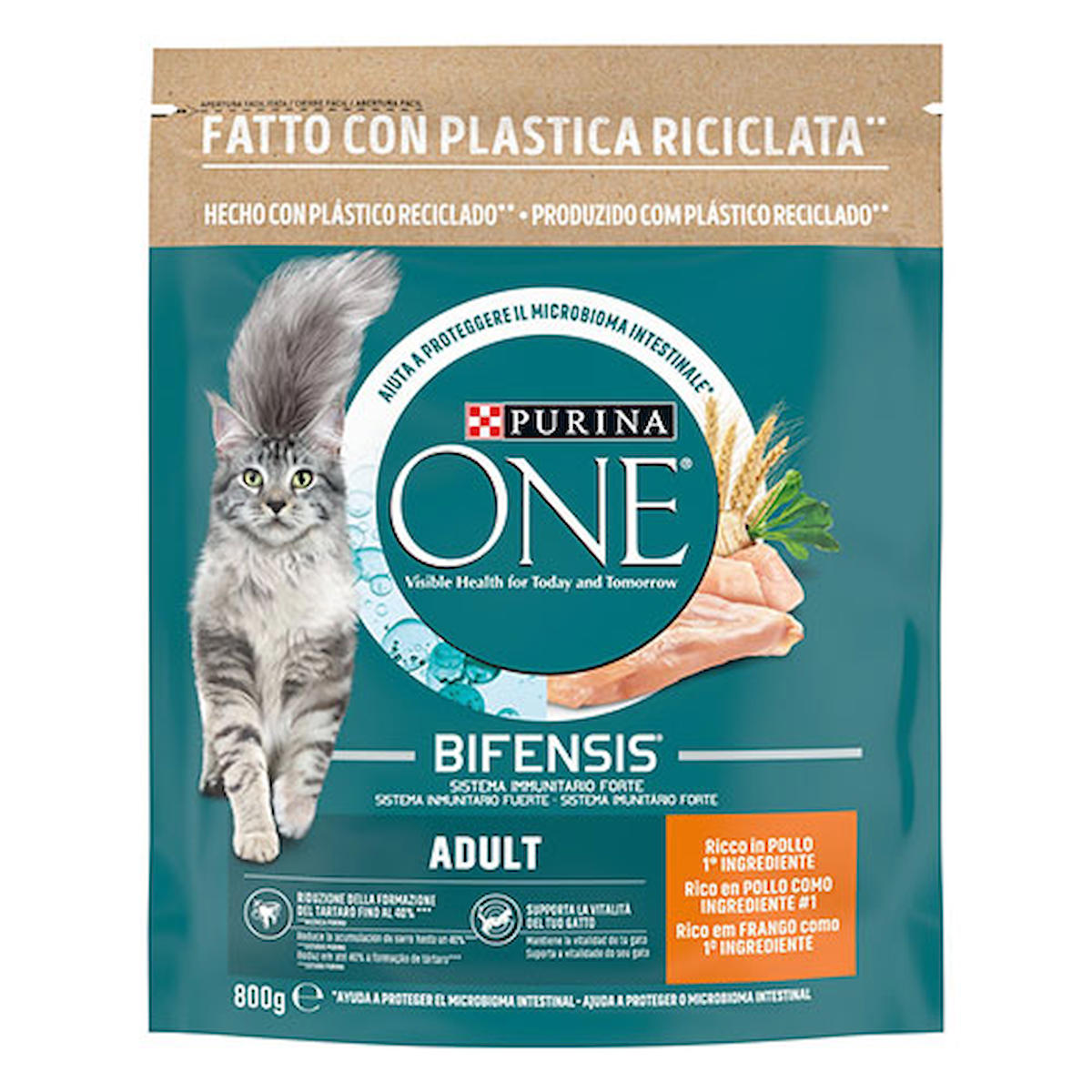 Purina One Tavuklu Yetişkin Kedi Maması 2 Adet 800 Gr 